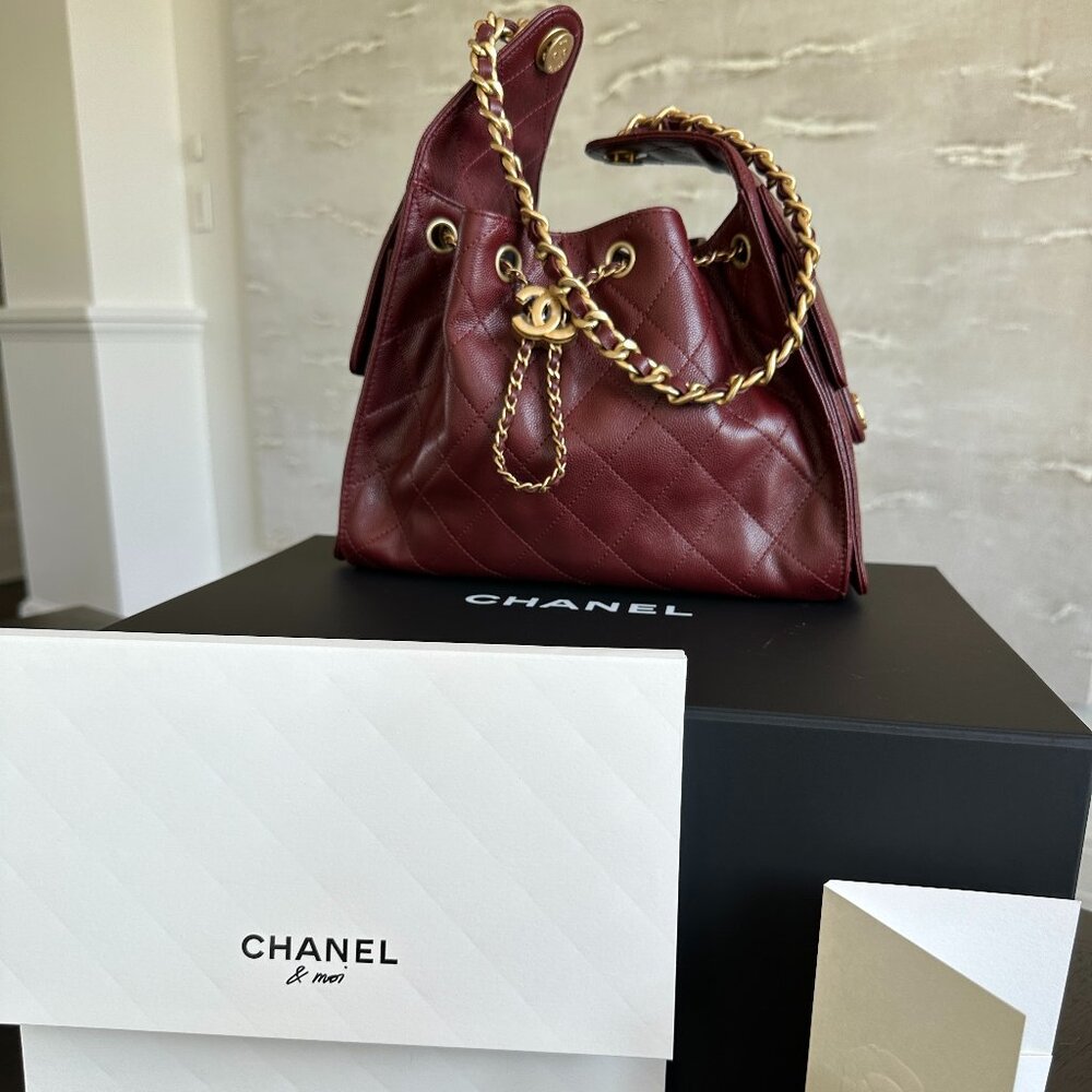 Chanel Caviar Quilted Small 25 Handbag  NEW!